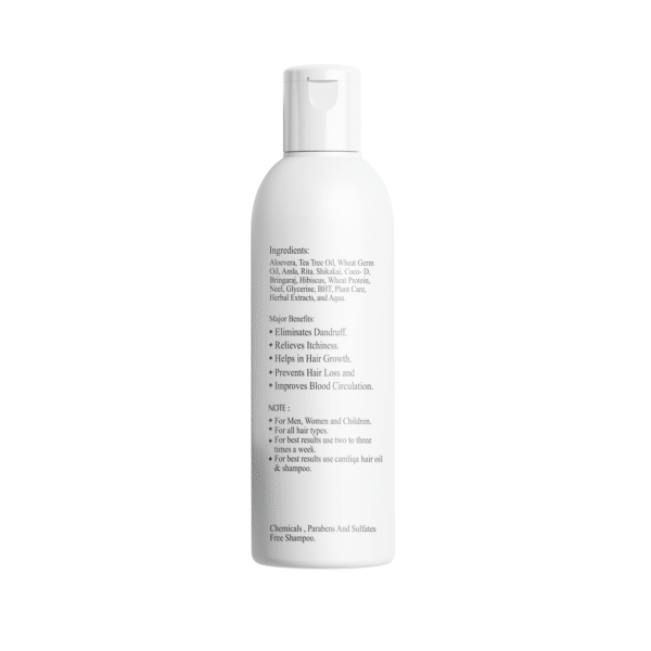 Camliqa Aloevera and tea tree Hair Care Shampoo - Image 2