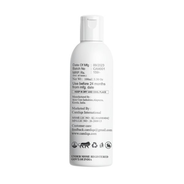 Camliqa Advance Hair Oil – All hair types – Total Treatment – 100ml - Image 2