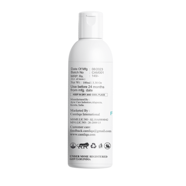 Camliqa Fragrance and cool SPA Hair Oil – 100 ml – All hair types - Image 2