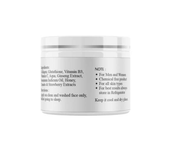 Camliqa Gold Cream – Anti Ageing & Anti pigmentation – All skin types – Night Cream – 60 grams - Image 3